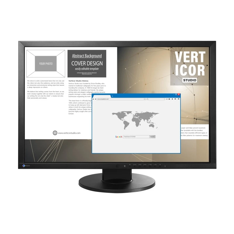 EIZO EV2430-BK - monitor LCD 24,1", Wide (16:10), IPS, LED (czarny)