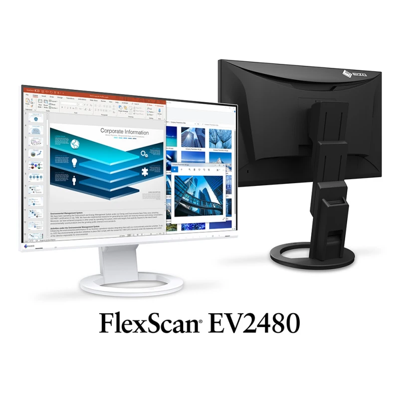 EIZO FlexScan EV2480-WT - monitor 23,8", 1920 x 1080, FullHD, 16:9, (biały)