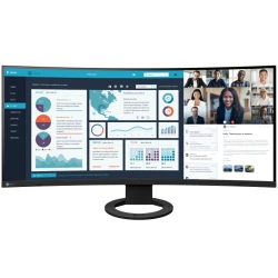 EIZO FlexScan EV3895-BK - monitor 37,5", 3840 x 1600, UW4K/WQHD+, 24:10, ultrawide z zakrzywionym ekranem, karta sieciowa (czar