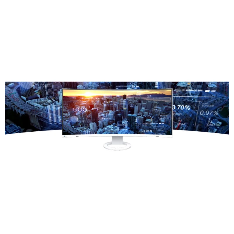 EIZO FlexScan EV3895-BK - monitor 37,5", 3840 x 1600, UW4K/WQHD+, 24:10, ultrawide z zakrzywionym ekranem, karta sieciowa (czar
