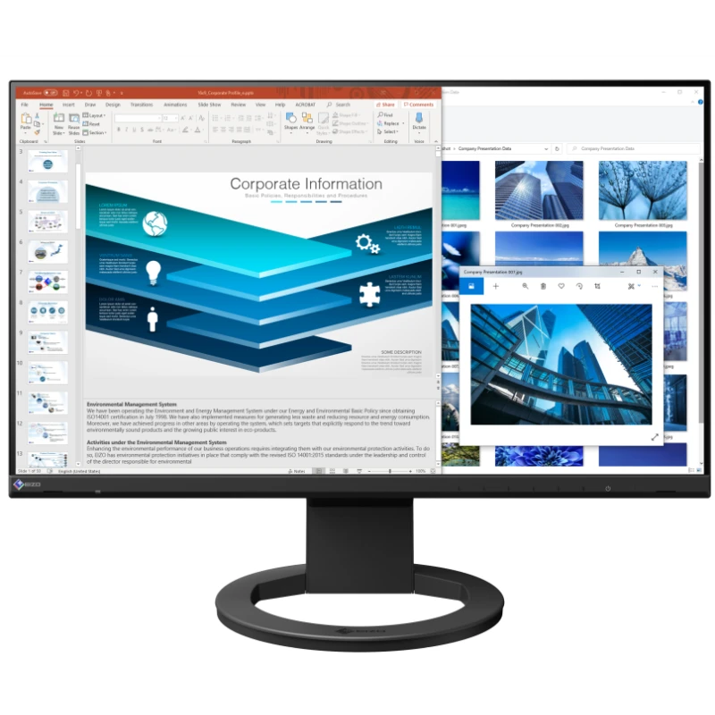 EIZO FlexScan EV2480-BK - monitor 23,8", 1920 x 1080, FullHD, 16:9, (czarny)