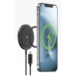 Mophie Snap+ Wireless Charging Pad - ładowarka bezprzewodowa kompatybilna z MagSafe 15W (czarna)