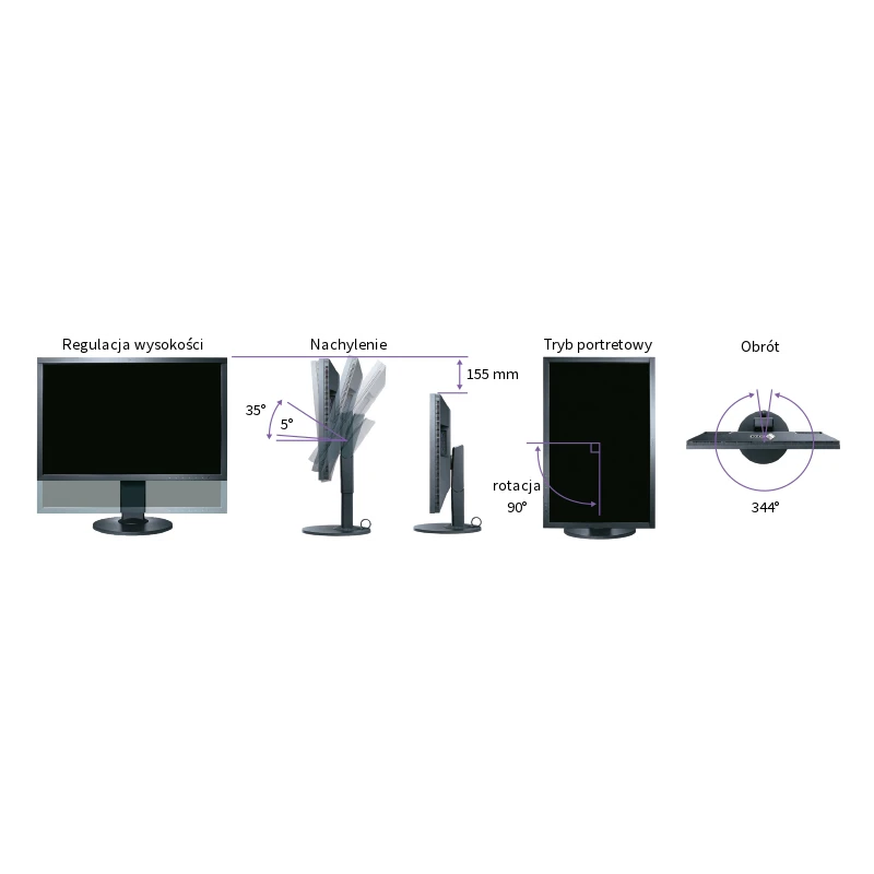 EIZO ColorEdge CG2420 - monitor 24,1", 1920 x 1200, WUXGA, AdobeRGB 99%, wbudowany kalibrator