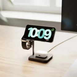 ZENS Office Charger Pro 3 ładowarka bezprzewodowa 3w1 Qi2 25W MagSafe