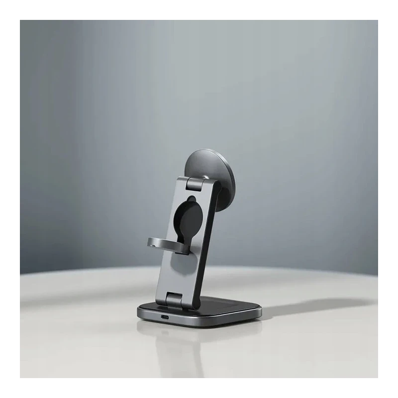 Satechi 3-in-1 Foldable Charging Stand - składana podstawka ładująca Qi2 do trzech urządzeń