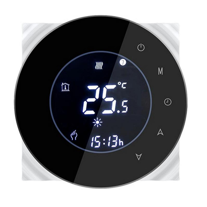 Tuya Gas / Water Boiler Thermostat Black Wi-Fi