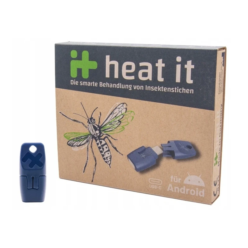 Heat it USB-C- urządzenie neutralizujące ukąszenia insektów komarów. Wyrób medyczny