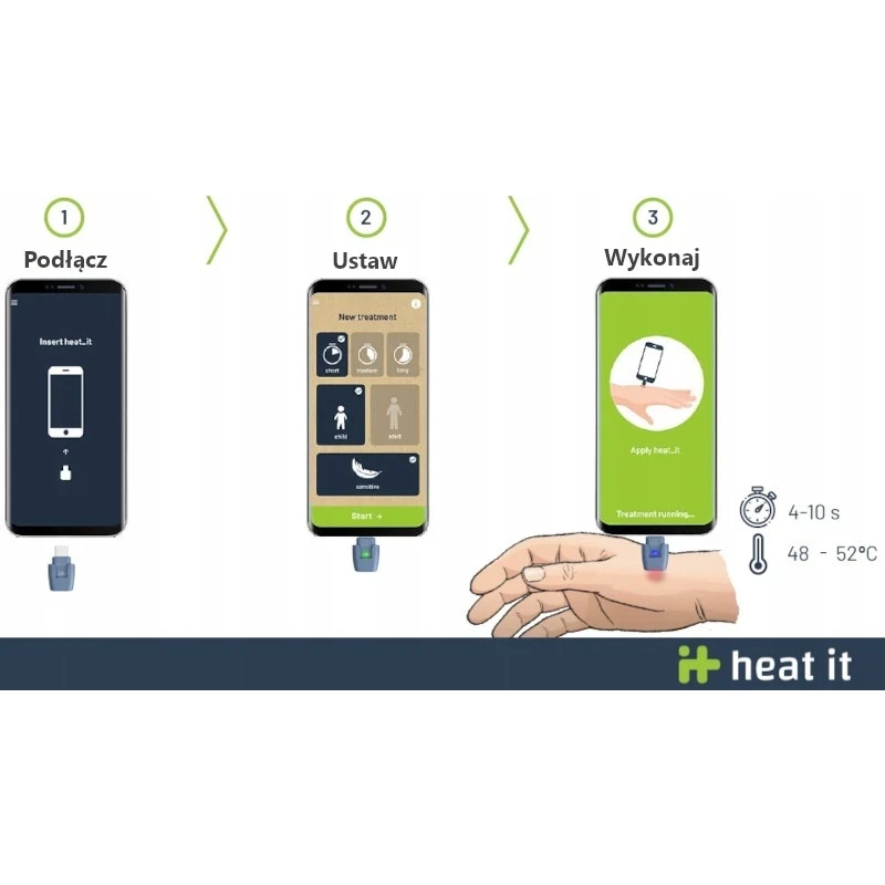 Heat it Lightning - urządzenie neutralizujące ukąszenia insektów komarów Wyrób medyczny