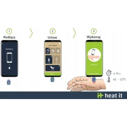 Heat it USB-C- urządzenie neutralizujące ukąszenia insektów komarów. Wyrób medyczny