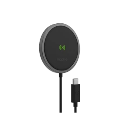 Mophie Snap+ Wireless Charging Pad - ładowarka bezprzewodowa wspierająca ładowanie MagSafe - Android 15W, iOS 7,5W (black)