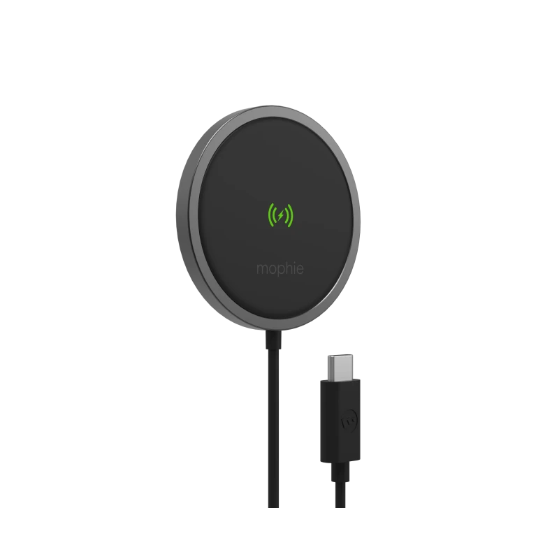 Mophie Snap+ Wireless Charging Pad - ładowarka bezprzewodowa kompatybilna z MagSafe 15W (czarna)
