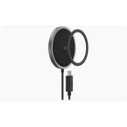 Mophie Snap+ Wireless Charging Pad - ładowarka bezprzewodowa wspierająca ładowanie MagSafe - Android 15W, iOS 7,5W (black)