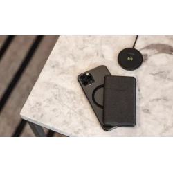 Mophie Snap+ Wireless Charging Pad - ładowarka bezprzewodowa wspierająca ładowanie MagSafe - Android 15W, iOS 7,5W (black)