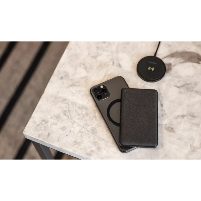 Mophie Snap+ Wireless Charging Pad - ładowarka bezprzewodowa kompatybilna z MagSafe 15W (czarna)