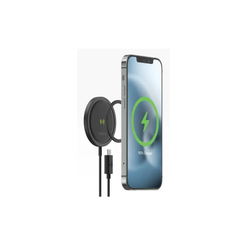 Mophie Snap+ Wireless Charging Pad - ładowarka bezprzewodowa kompatybilna z MagSafe 15W (czarna)