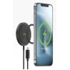 Mophie Snap+ Wireless Charging Pad - ładowarka bezprzewodowa kompatybilna z MagSafe 15W (czarna)