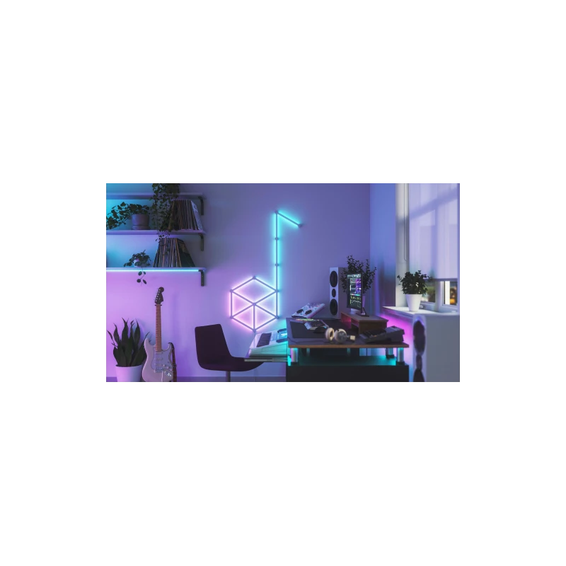 Nanoleaf Lines 60 degrees Starter Kit - listwy świetlne 60 stopni (15 sztuk, 1 kontroler)