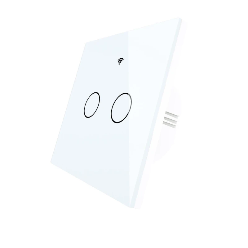 Tuya WiFi+RF Switch EU Type 2 Gang Live200-240V White MOES