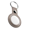 KeyBudz AirTag Keyring - skórzane etui ochronne do AirTag (Sandy Beige)