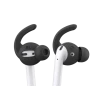 KeyBudz EarBuddyz Ultra - silikonowe nakładki do AirPods 1/2 (czarne)