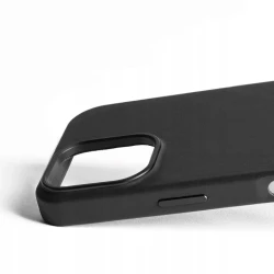 Mujjo Leather Case etui obudowa plecki skórzane iPhone 16 MagSafe czarne