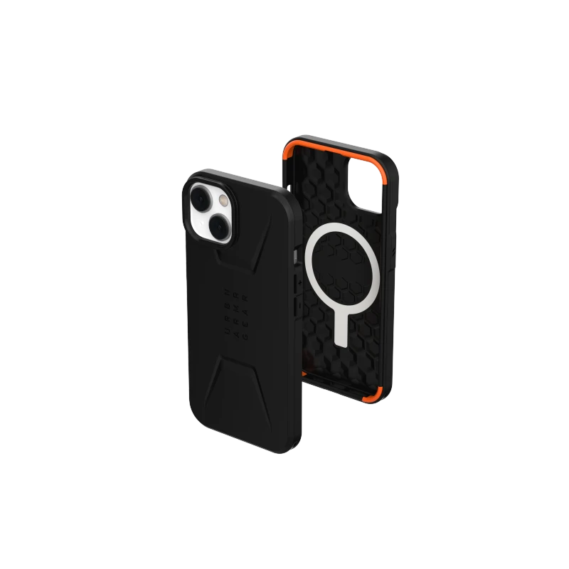 UAG Civilian - obudowa ochronna do iPhone 14 Plus kompatybilna z MagSafe (czarna)