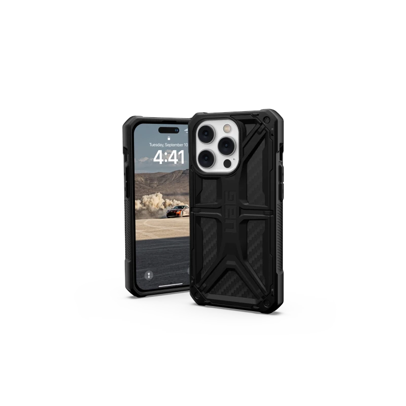 UAG Monarch - obudowa ochronna do iPhone 14 Pro (carbon fiber)
