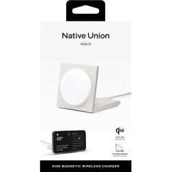 Native Union Rise Solo Qi2 wireless charger, sandstone
