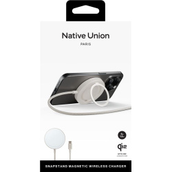 Native Union Snapstand Qi2 wireless charger, sandstone