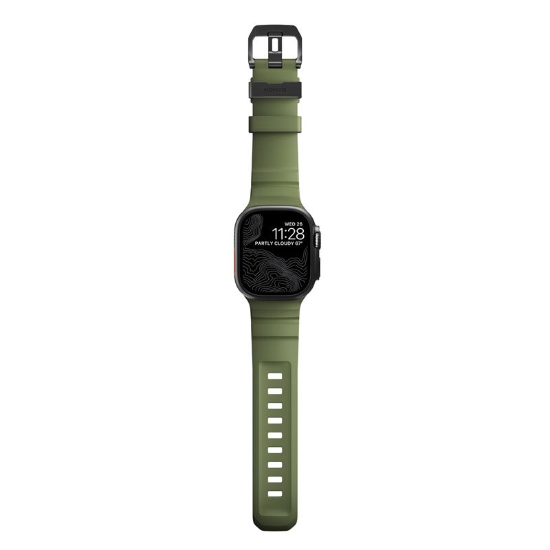 Nomad Rocky Point Band, black/forest - AW 49/45/44/42mm