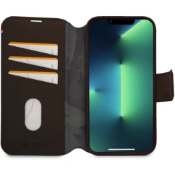 Decoded Detachable Wallet – skórzana obudowa ochronna do iPhone 14 Plus kompatybilna z MagSafe (brązowa)