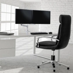 Ergotron - LX Desk Dual Direct Arm - uchwyt biurkowy na dwa monitory (biały)