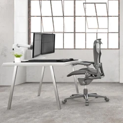 Ergotron - LX Desk Dual Direct Arm - uchwyt biurkowy na dwa monitory (biały)