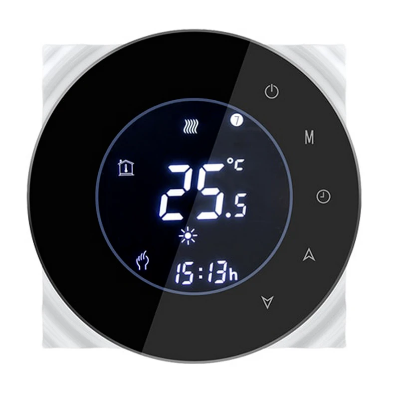 Tuya Gas / Water Boiler Thermostat Black Wi-Fi