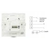 Tuya Gas / Water Boiler Thermostat Black Wi-Fi