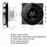 Tuya Gas / Water Boiler Thermostat Black Wi-Fi