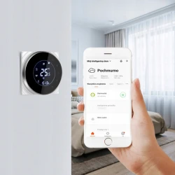 Tuya Gas / Water Boiler Thermostat Black Wi-Fi
