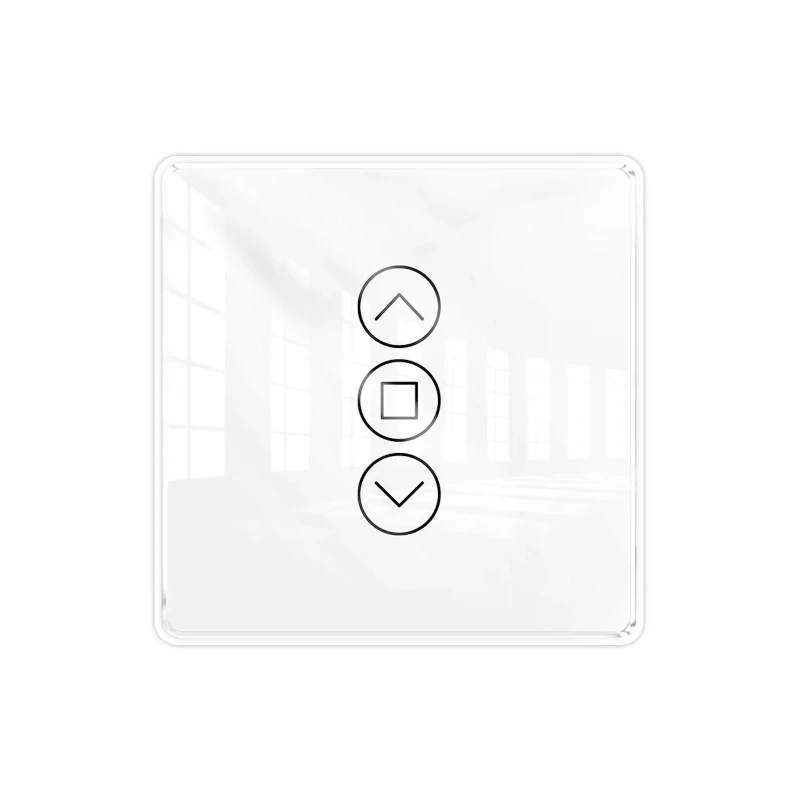 MOES dotykowy szklany przycisk sterownik rolet markiz smart TUYA WIFI BT 3D