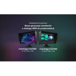 EIZO ColorEdge CG2700S - monitor 27", 2560 x 1440, QHD, AdobeRGB 99%, wbudowany kalibrator