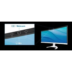 EIZO FlexScan EV3450XC-BK - monitor 34,1", 3440 x 1440 UWQHD, zakrzywiony, wbudowana kamera 21:9, (czarny)