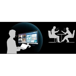 EIZO FlexScan EV3450XC-BK - monitor 34,1", 3440 x 1440 UWQHD, zakrzywiony, wbudowana kamera 21:9, (czarny)