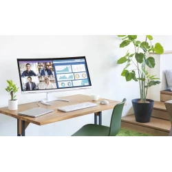 EIZO FlexScan EV3450XC-WT - monitor 34,1", 3440 x 1440 UWQHD, zakrzywiony, wbudowana kamera 21:9, (biały)