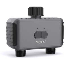 Inteligentny Podwójny Zawór do Nawadniania Ogrodu Bluetooth Moes BWV-YC02-EU Tuya