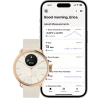 Withings Scanwatch 2 - zegarek z funkcją EKG, pomiarem pulsu i SPO2 oraz mierzeniem aktywności fizycznej i snu (38mm, rose gold)