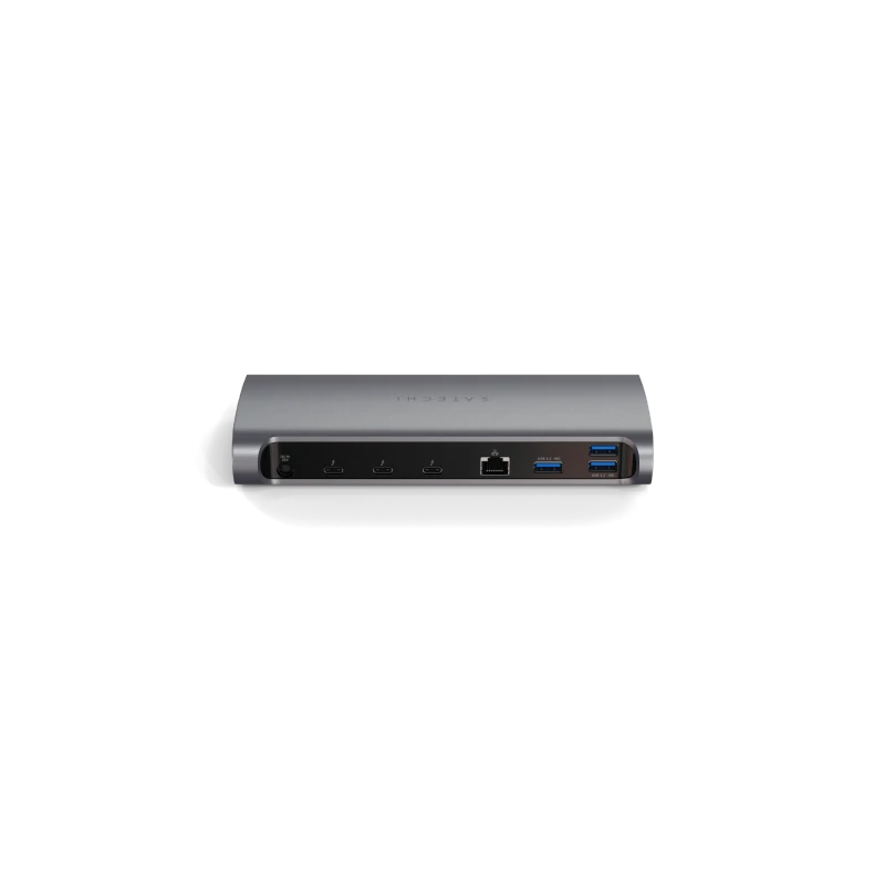 Satechi Thunderbolt 4 Dock - stacja dokująca (1x Thunderbolt 4 host port 96W, 3x Thunderbolt 4 15W, Gigabit ethernet, 3x USB-A 1