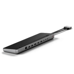 Satechi Dual Dock Stand - stacja dokująca do MacBook z podwójnym USB-C (USB-C PD 75W, 2x USB-C 5Gbps i 10 Gbps, 2x HDMI 2.0, 1x 