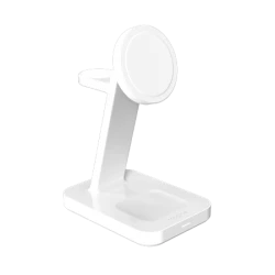 Mophie Snap+ 3-in-1 Qi2 wireless charge stand - stojąca ładowarka bezprzewodowa do trzech urządzeń kompatybilna z MagSafe i Qi2 