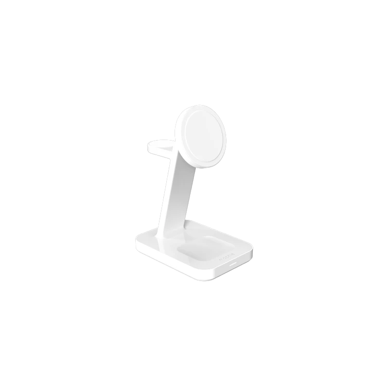 Mophie Snap+ 3-in-1 Qi2 wireless charge stand - stojąca ładowarka bezprzewodowa do trzech urządzeń kompatybilna z MagSafe i Qi2