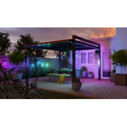 Nanoleaf Essentials Smart Multicolour Outdoor String Light Starter Kit - wielokolorowe lampki zewnętrzne 15 m, 55 Lm/żarówka, 27