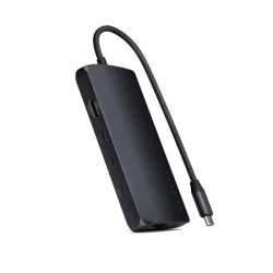 Satechi USB-C Multiport Adapter 8K - adapter USB-C (USB-C, HDMI, 3x USB 3.2 Gen 2 10Gbps, 1x USB 3.2 Gen 1 5Gbps, czytnik kart S